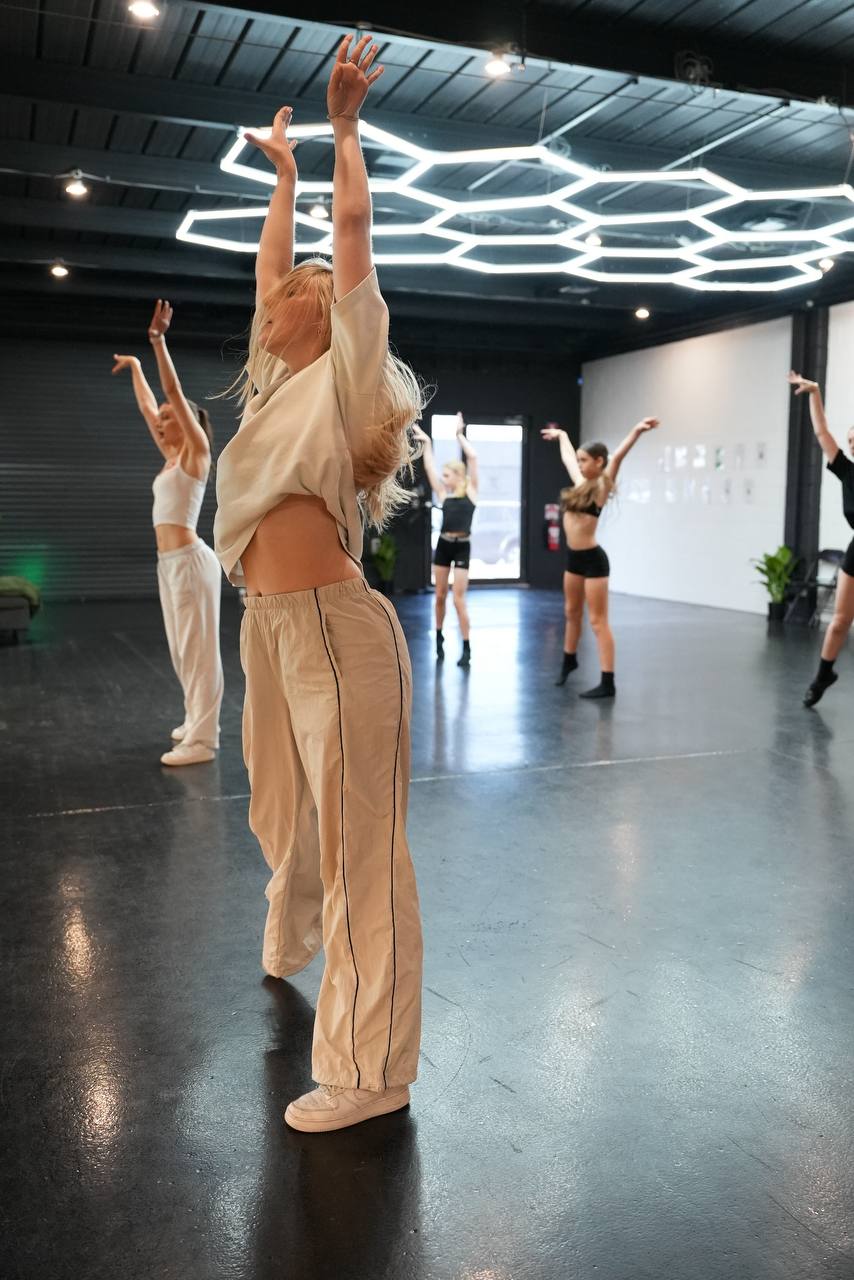 Hip hop dance students at Project Dance GC Gold Coast studio